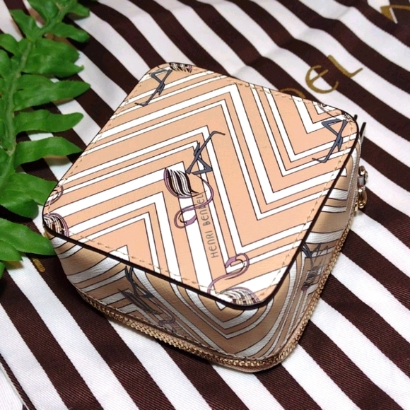 Rare Henri Bendel Flamingo travel jewelry case - Picture 5 of 10